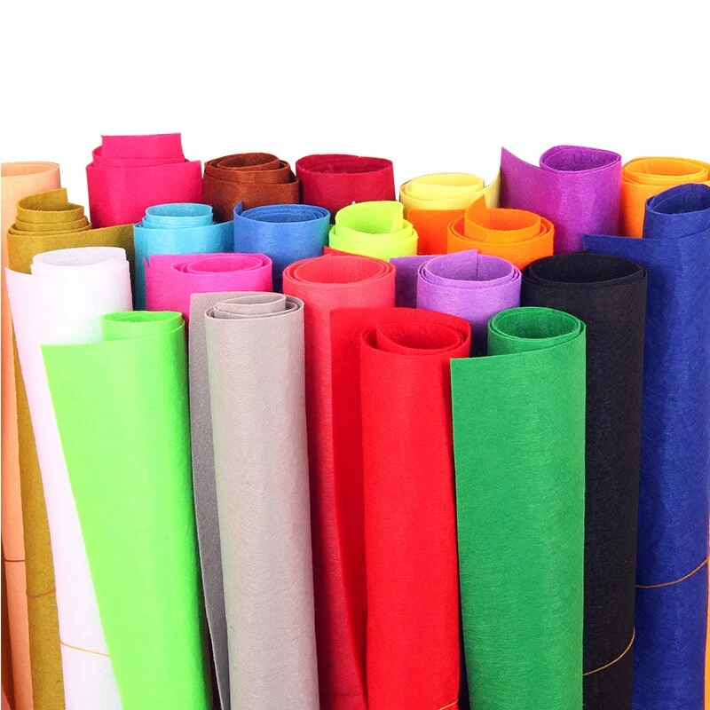 ผ้าสักหลาดโพลีเอสเตอร์ แบบหนา แฮนด์เมด ขนาด 50x40 ซม. DIY แบบสร้างสรรค์ สําหรับเด็กอนุบาล