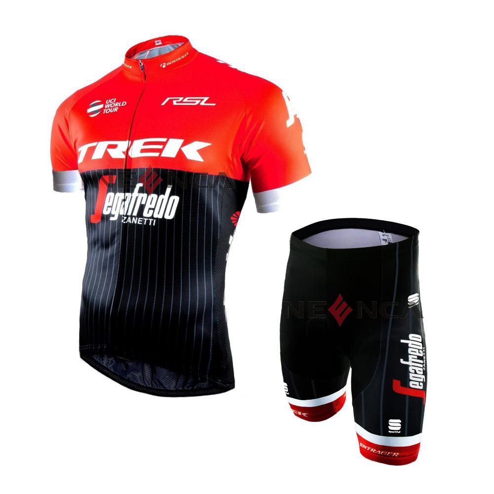 [คลังสินค้าพร้อม] TREK เสื้อเจอร์ซีย์นักปั่น MTB จักรยานเสือหมอบเสื้อผ้าสำหรับขี่จักรยาน