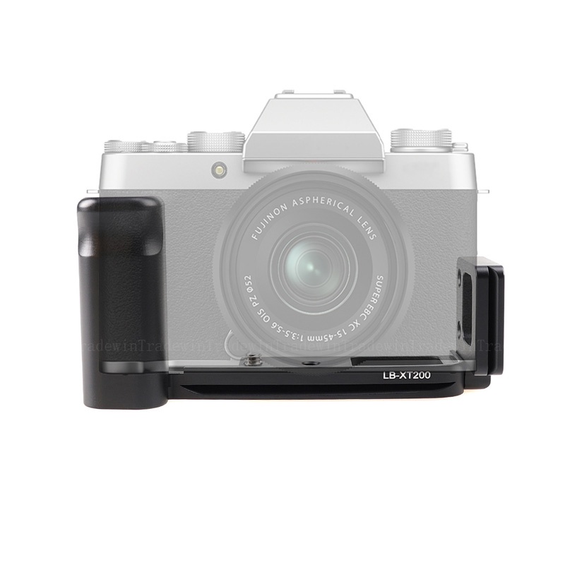 Fujifilm XT200 X-T200 XT100 X-T100 L แนวตั้ง Quick Release แผ่นผู้ถือกล้องวงเล็บ Hand Mount Grip สํา