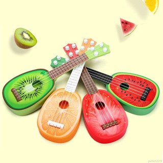 ✨ perfect ❀ Baby Fruit Music Instruments guitar Toys Educational Hand Gift