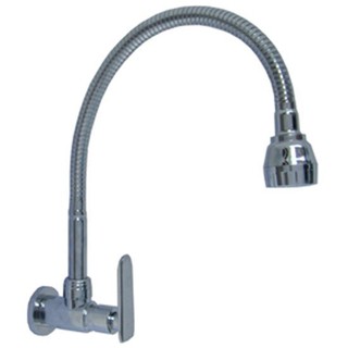 ก๊อกซิงค์เดี่ยวติดผนัง RASLAND M809A-S(S) สีโครม ก๊อกซิงค์ ก๊อกน้ำ ห้องน้ำ SINK FAUCET RASLAND M809A-S(S) CHROME