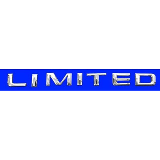 Logo Limited โลโก้ ลิมิเต็ด สีชุปโครเมี่ยม