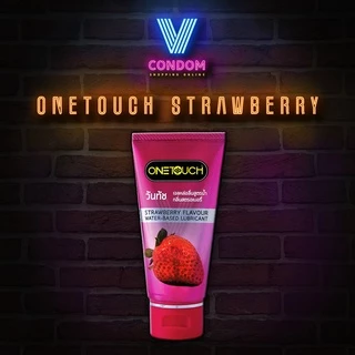 Onetouch วันทัชเจลหล่อลื่นสูตรน้ำจาก (ปริมาณ 75 มล.) ไม่เหนียวเหนอะหนะ ล้างออกง่าย สามารถใช้ร่วมกับถุงยางอนามัยได้