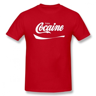 เสื้อยืดแขนสั้นลําลอง ผ้าฝ้าย พิมพ์ลาย I Love Heart Cocaine สไตล์ฮิปฮอปS-5XL