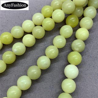 Africa Lemon Chrysoprase Beads 4-12mm Round Natural Loose Stone Diy for Bracelet