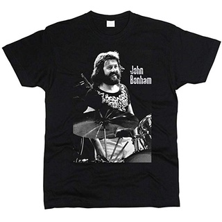 เสื้อยืดวงดนตรีเสื้อยืด ผ้าฝ้าย พิมพ์ลาย John Bonham Led Zeppelin All S- P572 TY5GF1ER32012 DS32W366 สไตล์คลาสสิก สําหรั