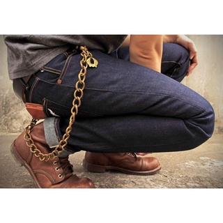 Wrinkle Blue Denim รุ่น First Zero White  ผ้าหนัก 16 Oz.