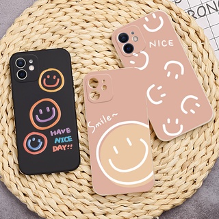 เคสโทรศัพท์มือถือ ลายหน้ายิ้ม มีลายด้านข้าง สําหรับ Redmi 6 7 9 6A 8A 9A 4X Redmi Note 8 9 10 11 Pro Plus K20 Pro POCO X2 Xiaomi 9T 10 11 Pro