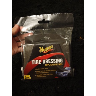 Meguiars X3091 Tire Dressing Applicator Pads ฟองน้ำเคลือบยาง ทายาง แพ็คคู่ 2 ชิ้น