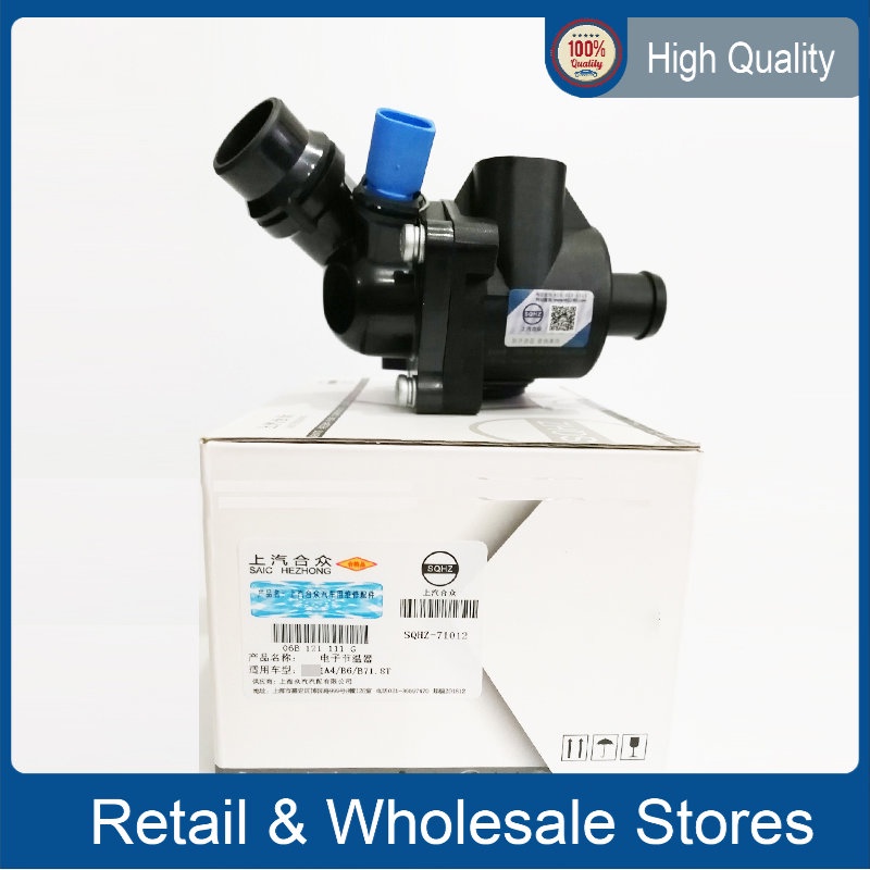 Engine Cooling Thermostat Housing Assembly 06B121111G FOR Audi A4 B6 B7 1.8T