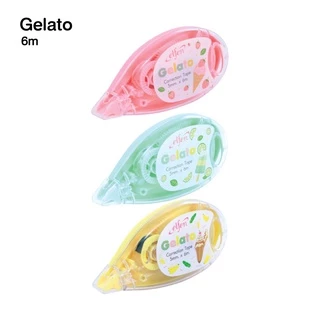 เทปลบคำผิด ลิควิดเทป Elfen 12m/6m คละสี รุ่น Safari/Gelato/Bingsu