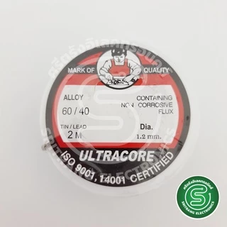 🟢STE🟢 ULTRACORE 1.2mm 2M อุลตร้าคอร์ ตะกั่วบัดกรี ตะกั่วขด 1.2มม ยาว 2ม.