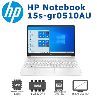 Notebook HP 15s-gr0510AU Athlon 3150U (2.4GHz)/4GB DDR4/SSD 128GB+1TB/15.6’’FHD