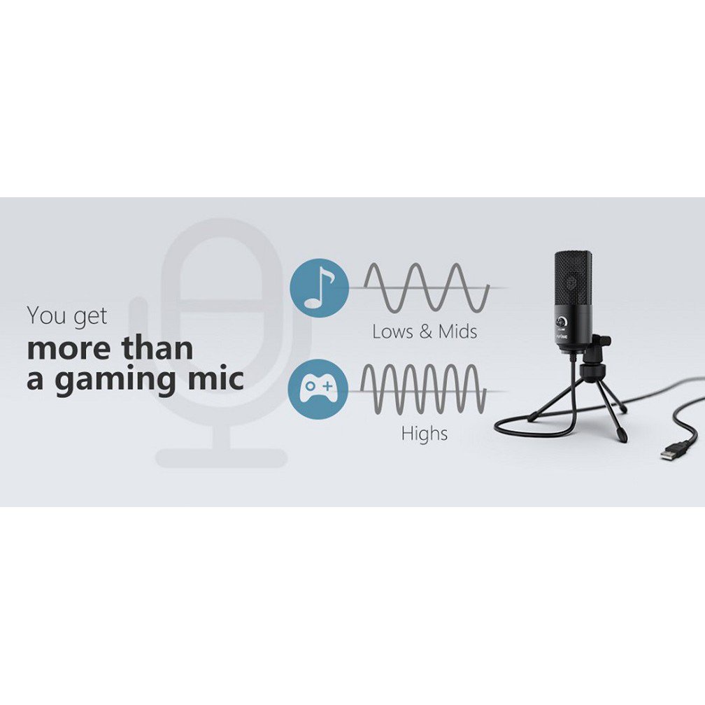 Fifine K669B Metal Condenser USB Microphone Recording Microphone For ...