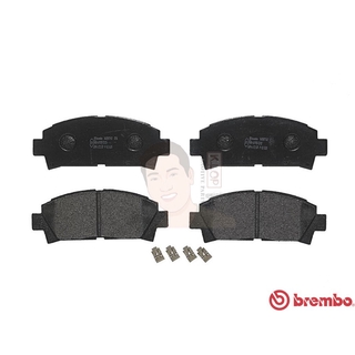 P83 028B ผ้าเบรก F (แท้ BREMBO รุ่น Black) TOYOTA MR2 2.0 Turbo ปี1994-&gt;