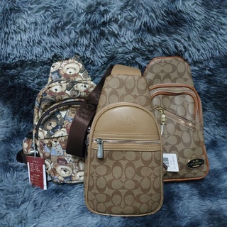 กระเป๋าคาดอก_สะพาย ครอสบอดี้coach 12น"*3"*7"/ คาดอกน้องหมี