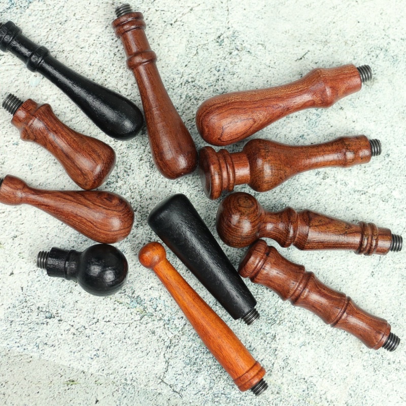 ด้ามจับตราประทับครั่ง ทำจากไม้ (สินค้าพร้อมส่งจากไทย)