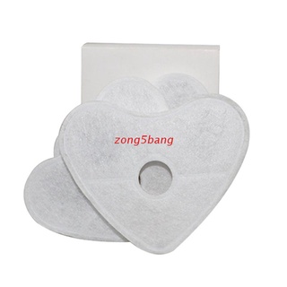 Zong ชามกรองน้ําพุ รูปหัวใจ สําหรับสัตว์เลี้ยง แมว 4 ชิ้น