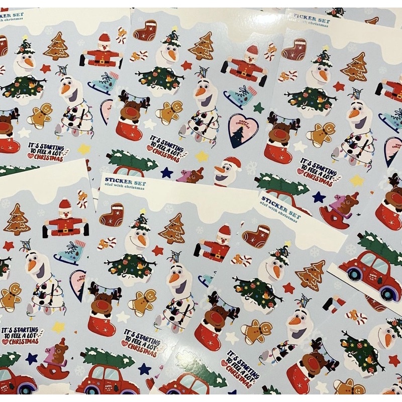 OLAF CHRITSMAS A6 (seasonal items)