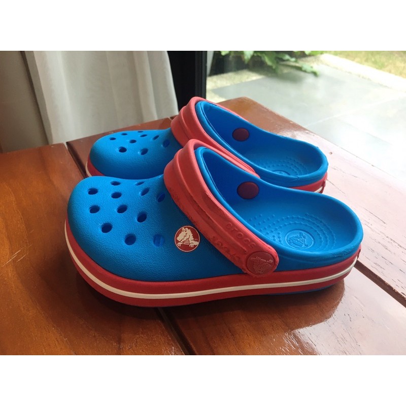 Crocs C7 ลำลอง Size 15 cm สวยใส่สบายค่ะ #รองเท้าเด็กมือสองของแท้ 💯%