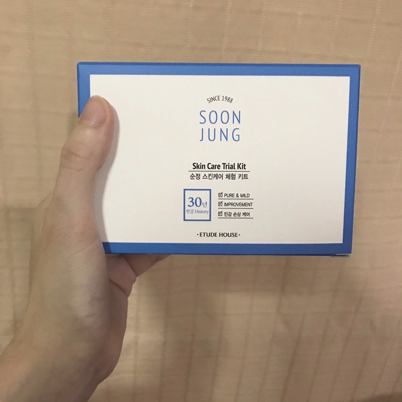 (EXP 02/2023) Etude house Soon Jung Skin Care Trial Kit ขนาดทดลอง