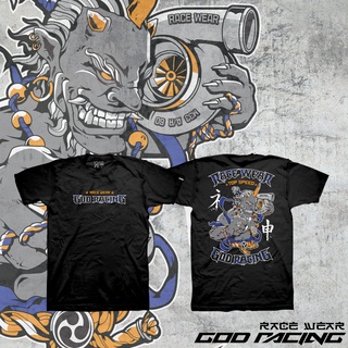 เสื้อยืดโอเวอร์ไซส์WIND SPEED GOD GRAY เสื้อยืดพิมพ์ลายS-3XL