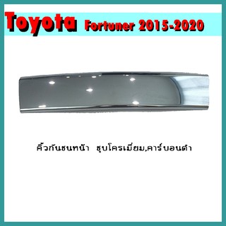 คิ้วกันชนหน้า FORTUNER 2015-2019 คาร์บอนดำ