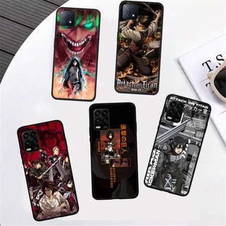 Ae11 เคสโทรศัพท์มือถือ ลายผ่าพิภพไททัน สําหรับ OPPO Reno 5 5F 5K Find X3 F1 R9 R9S Pro Lite Plus