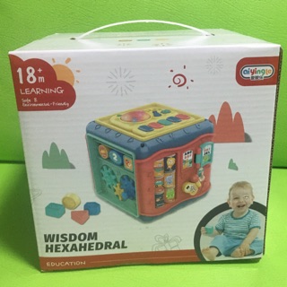 wisdom hexahedral ของเล่นเสริมพัฒนการ มี 6 ด้าน 6 แบบ บล็อก