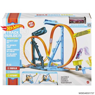 Hot Wheels Track Builder Unlimited Infinity Loop Kit Nacw 30ex ชุดรางรถ Hotwheels ลิขสิทธิ์แท้ +แถมรถ 1คัน ราง WD11099