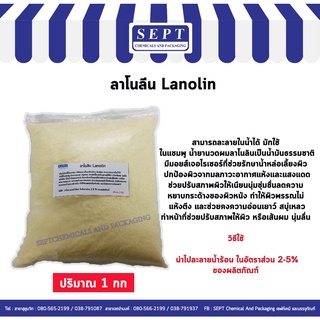 ปริมาณ 1 กก &lt;&lt;ลาโนลีน (Lanolin) ใช้ทำแชมพู ครีมนวดผม สบู่เหลว &gt;&gt;ปริมาณ 1 กก &lt;&lt;