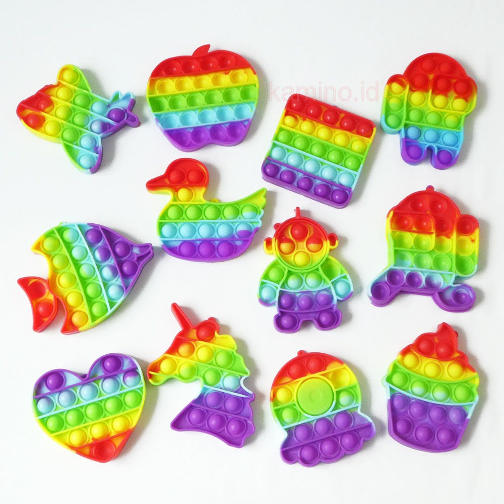 Pop It Fidget Toy Push Pop It Mini Spinner นําเข้าพรีเมี่ยม