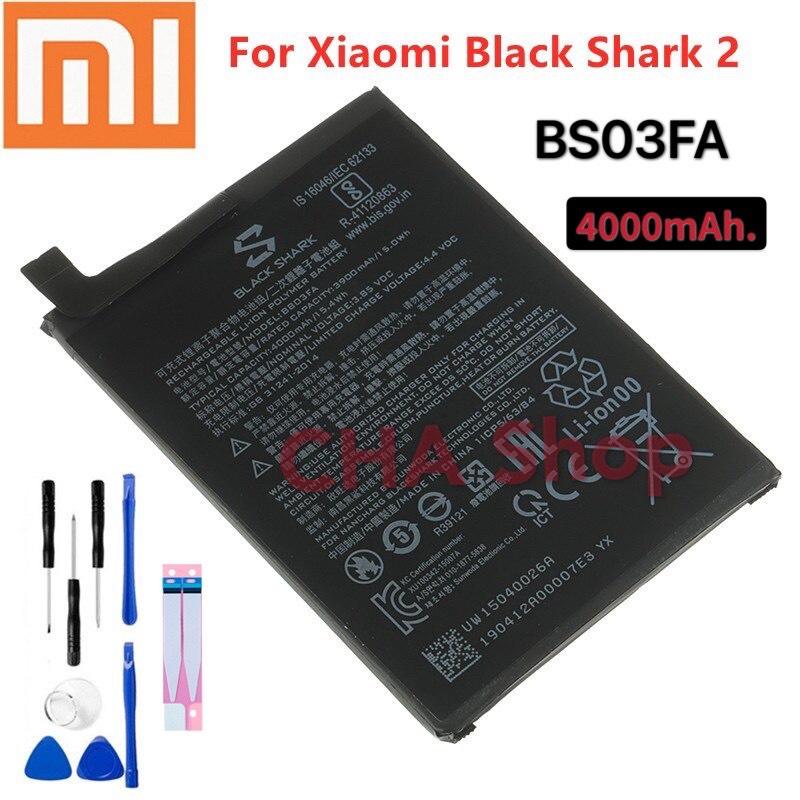 แบตเตอรี่ XIAOMI MI BLACK SHARK 2 / BLACK SHARK 2 PRO BS03FA 4000mAh ประกันนาน 3 เดือน