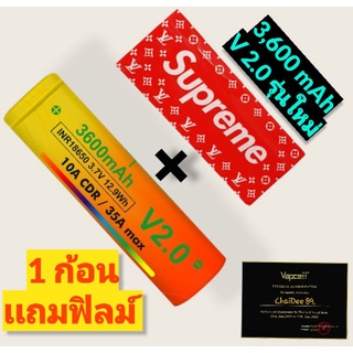 (ยิงสด1ก้อน) ถ่าน Vapcell INR18650 3600mAh 3.7V [MAX 35A]