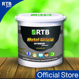 RTB Paint สีรองพื้นทาเหล็ก Metal Shield Hybrid Primer 1 gal.