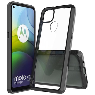 เคสโทรศัพท์มือถือ แบบใส ป้องกันรอยขีดข่วน กันกระแทก สําหรับ Motorola Moto E7 E7i Power G8 Power Lite G9 Play G9 Plus G9