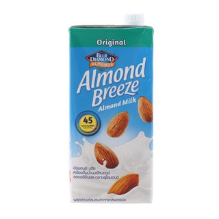 Blue Diamond Almond Breeze Almond Unsweetened บลูไดมอนด์ อัลมอนด์ บรีซ นมอัลมอนด์ สูตรออริจินอล 946ml. กล่องใหญ่