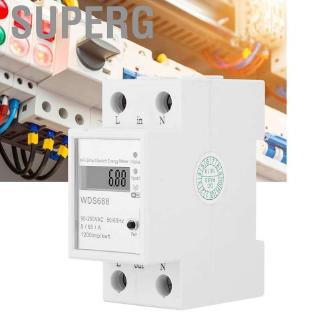 (super) wds 688 อุปกรณ์มิเตอร์มัลติฟังก์ชั่นควบคุมระยะไกล 90~250 vac 5~60a