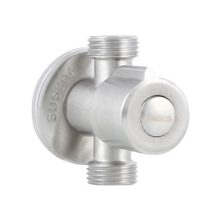 สต๊อปวาล์ว 2ทาง RASLAND RS BS004 STOP VALVE RASLAND RS BS004 2-WAY CHROME