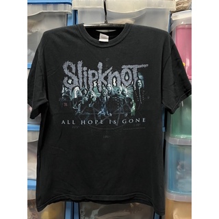 (ขายส่งได้)เสื้อยืดวงSlipknotแท้ปี2008