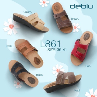 L861 รองเท้าแตะ หญิง แบบสวม แบบหนีบ deblu เดอบลู นุ่มนิ่ม เพื่อสุขภาพ น้ำหนักเบา ของแท้ 100% 🇹🇭ประเทศไทย🇹🇭Thailand🇹🇭