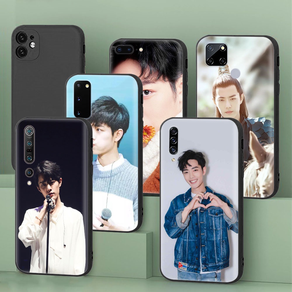 สีดํานุ่มป้องกันกรณีใช้งานร่วมกับ Samsung A82 J7 A8 S22 Ultra A32 Plus Pro Duo DLB99 Sean Xiao