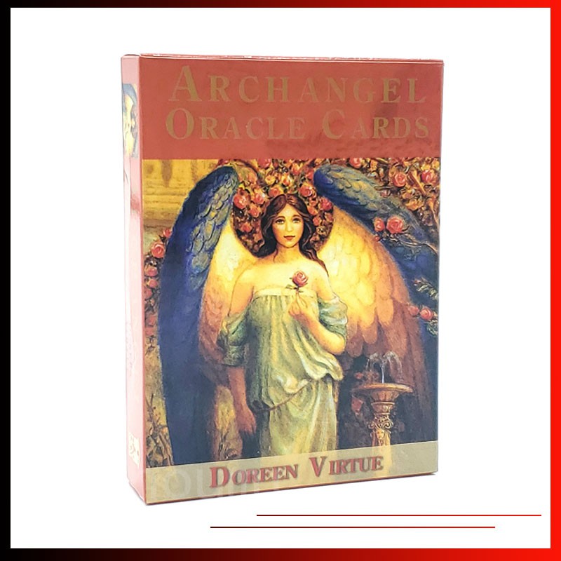 【Ready Stock】Archangel Oracle Tarot Cards Read The Mythical Destiny Divination For Fortune 45-card G