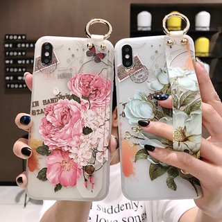 เคสโทรศัพท์อ่อนนุ่มพร้อมสายรัดข้อมือเคสโทรศัพท์นุ่มป้องกันรอยสําหรับ Samsung Galaxy A 20 A 30 A 40 A 50 A 60 M 20 A 70 M 40