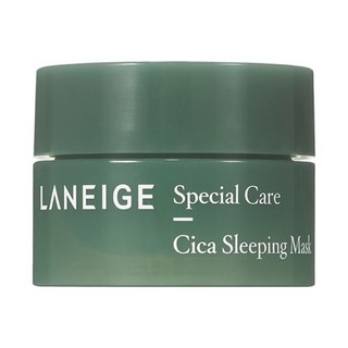 Laneige Cica Sleeping Mask - 10ml มาส์กลาเนจ ซิก้า ผิวแพ้ง่ายใช้ได้สำหรับผู้ที่มีปัญหาสิว