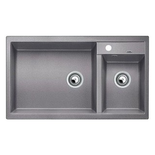 Embedded sink SINK BUILT 2BOWL BLANCO METRA 9 495.39.102 Sink device Kitchen equipment อ่างล้างจานฝัง ซิงค์ฝัง 2หลุม BLA