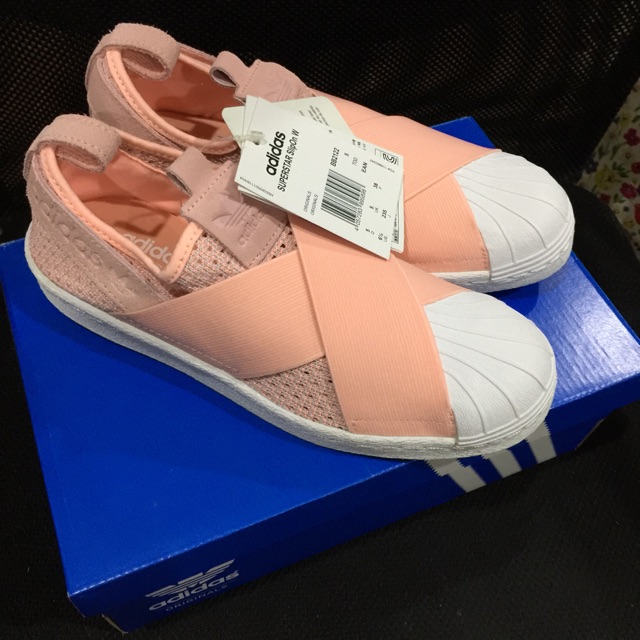 Adidas Slip on salmon pink UK 5