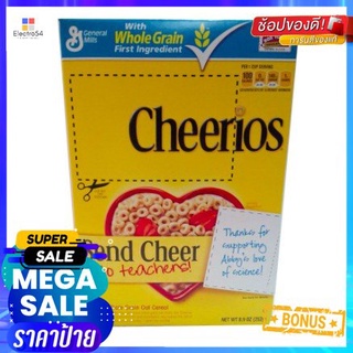 Cheerios Oat Cereal 252g มีข้าวโอ๊ตเคลือบและมาร์ชเมลโลว์หลากสีในรูปทรงต่างๆ