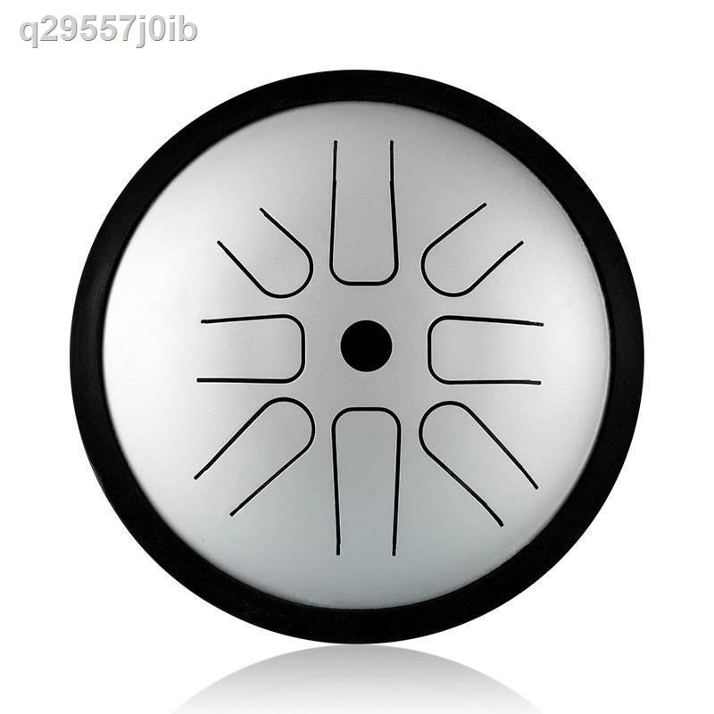 Hluru 6 Inch 8 Notes Steel Tongue Drum for Beginners Percussion Musical ...