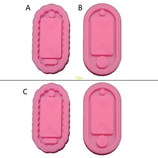 DIY Key Tags Silicone Mold Labels ID Key Identifier Keychain Resin Casting Mold